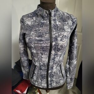 Small/Med MPG Sport Athletic Jacket In Gray And Blue
